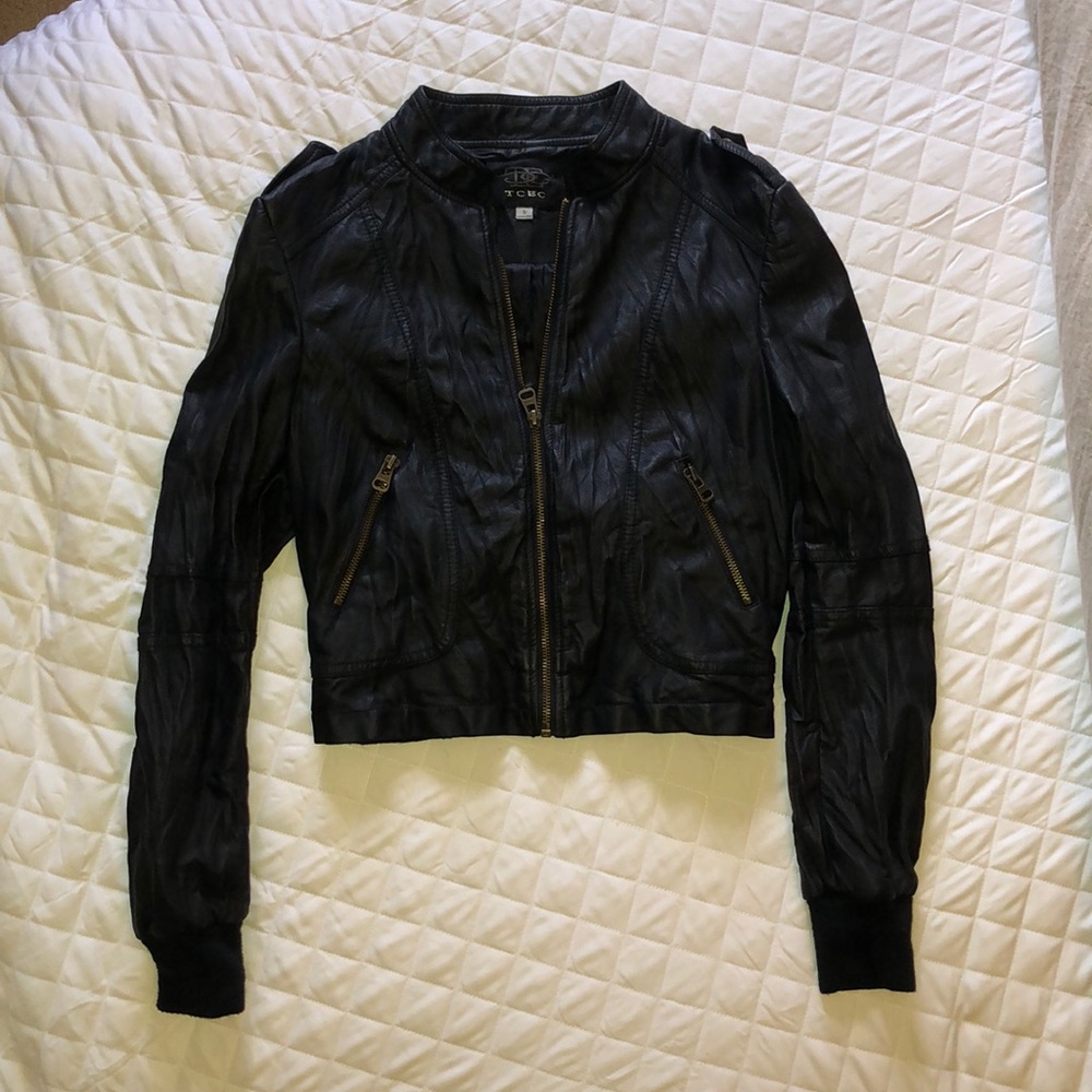 TCEC faux leather jacket